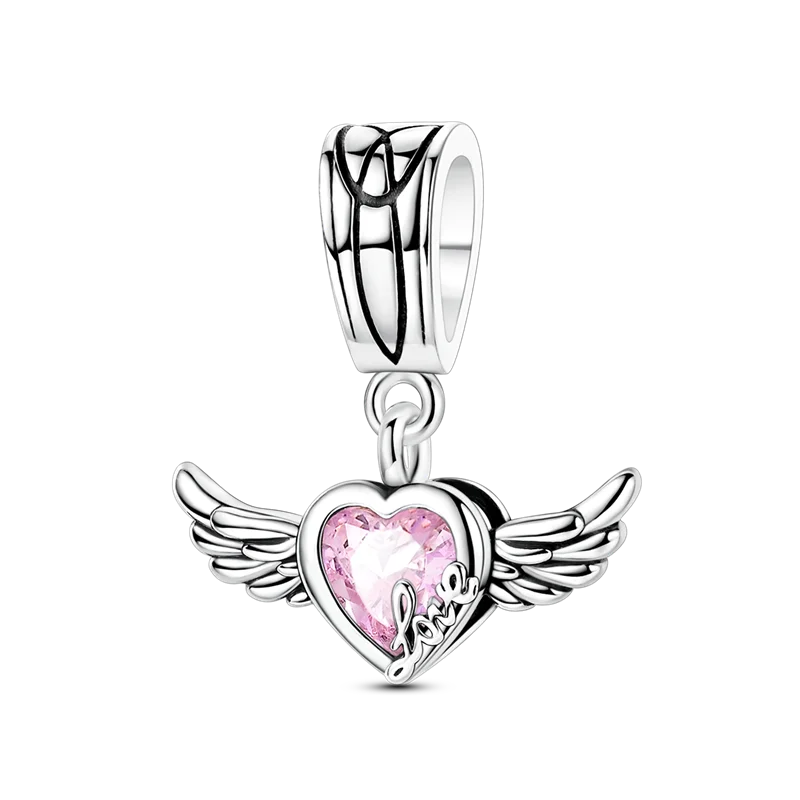 925 Sterling Silver Pumpkin Charm With Zircon Inlay