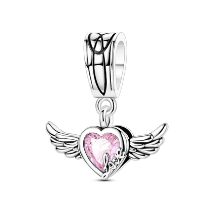 925 Sterling Silver Pumpkin Charm With Zircon Inlay