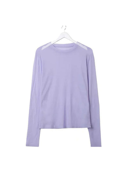 See Through Mesh Long Sleeve Top for Women Pink and Green