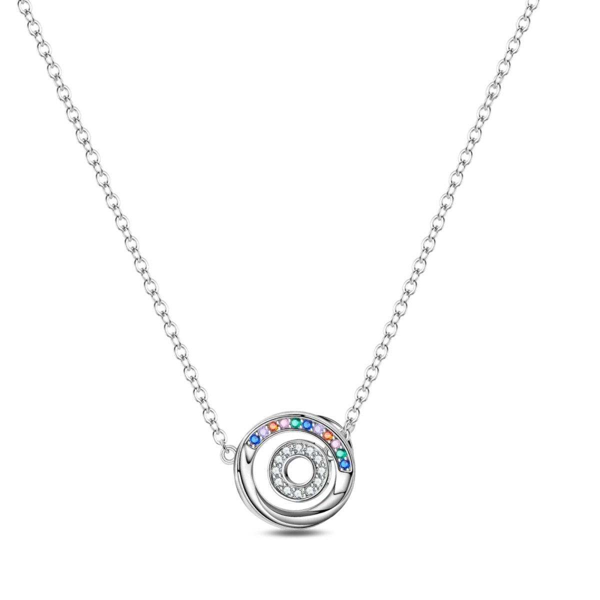 925 Sterling Silver Heart Butterfly Pendant Adjustable Sparkle Necklace for Women Elegant DIY Gift Jewelry