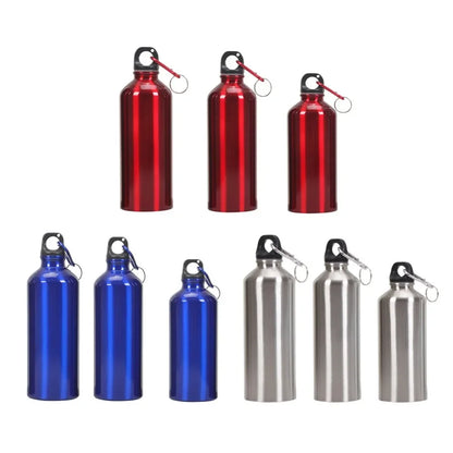 Portable Aluminum Sports Water Bottle With Lid 400 600ml