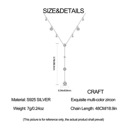 925 Sterling Silver Firefly Heart Zircon Pendant Necklace for Women Anniversary Birthday Gifts PAN013