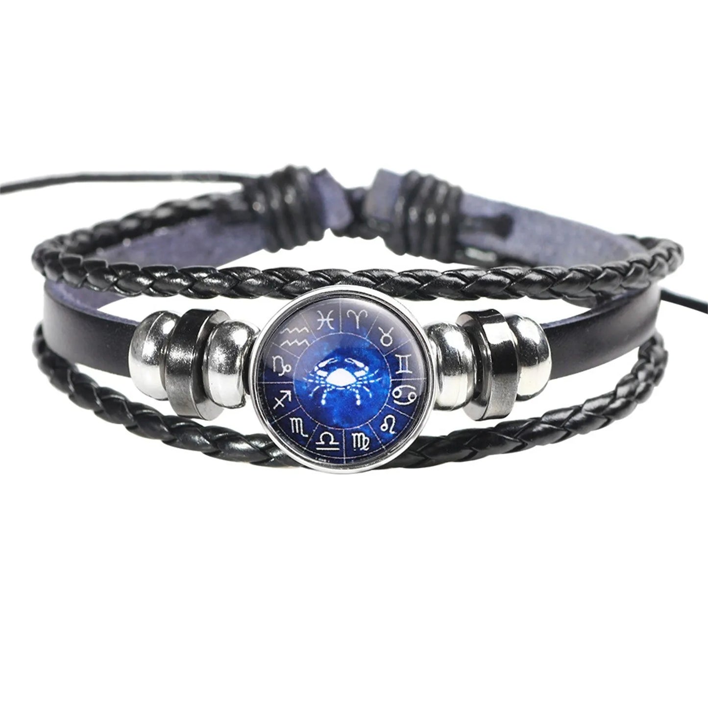 Zodiac Constellation Jewelry Set with Digital Watch and ID Bracelet