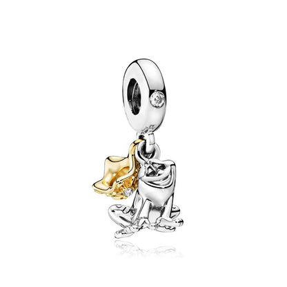 Exquisite 925 Silver Animal Bead Collection Featuring Fish Dog Duck and Pig Pendants for European DIY Bracelets