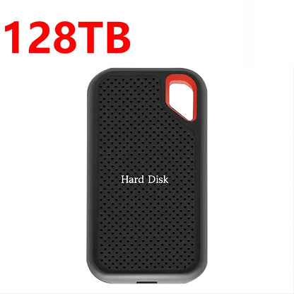 AEVYVKV Portable 1TB SSD External Solid State Drive High Speed 4TB Hard Disk Large Capacity 128TB Storage Compatible with Laptops Phones and Mac