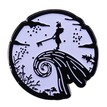 Disney Kingdom Hearts Animal Metal Lapel Pins for Backpacks and Fashion Accessories