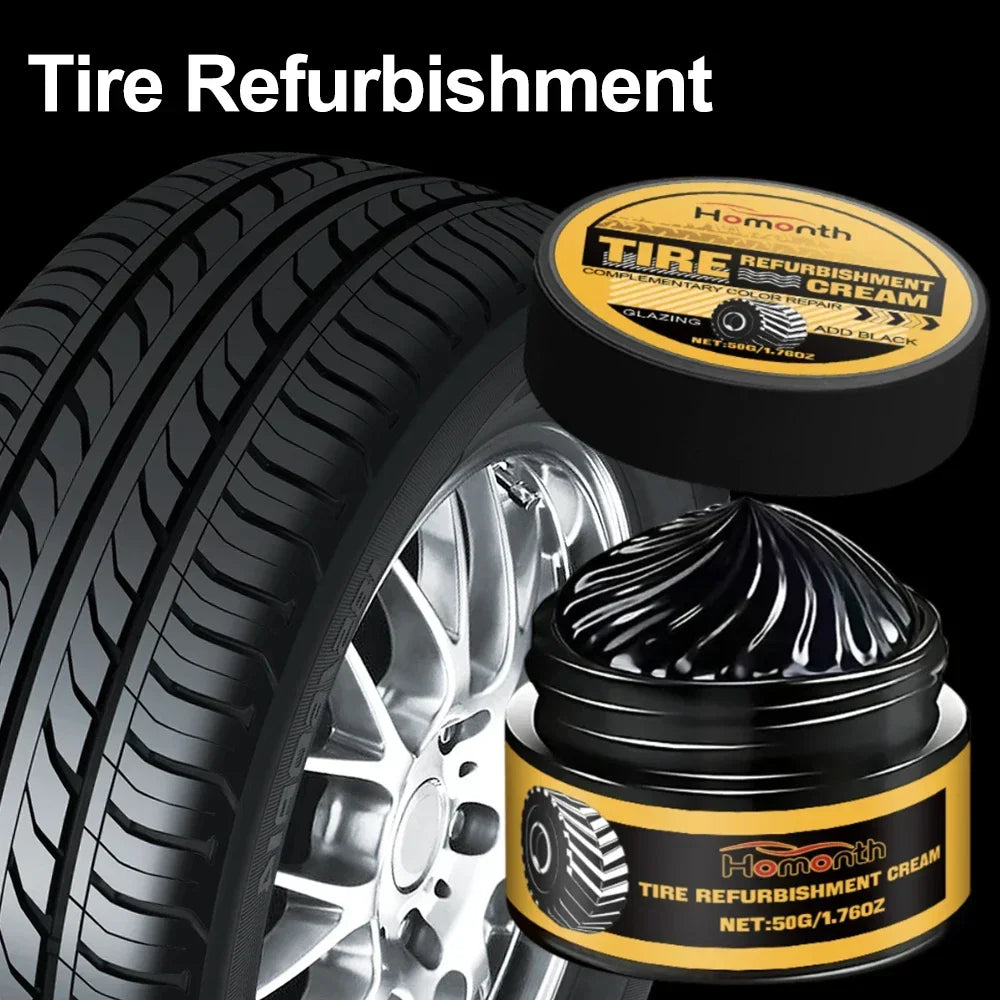 Tire Shine Coating Tyre Gloss Hydrophobic Sealant Wax 50g