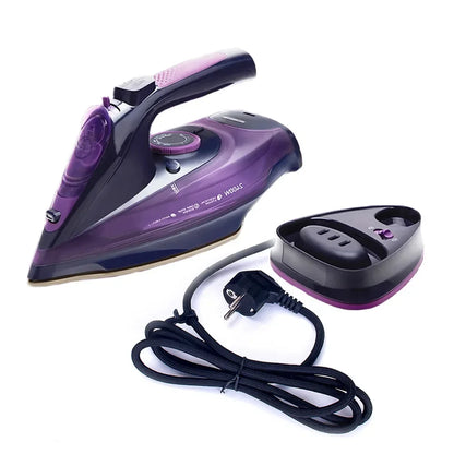 Cordless Steam Iron Handheld 5-Speed Adjustable Machine 2400W