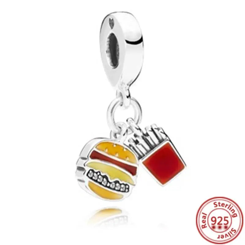 Fit Original Pantaro 925 Silver Zodiac Charm Bracelet with Colorful Zircon Beads Y539