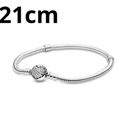 925 Sterling Silver Adjustable Gold Cross Virgin Mary Blue Eye Zircon Charm Bracelet for Women Birthday Gift