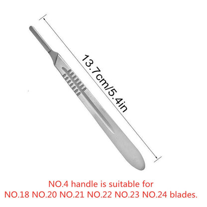 20-100pcs Top-Rated Carbon Steel Surgical Blades for DIY Phone Repair & Grooming NO.4 handle