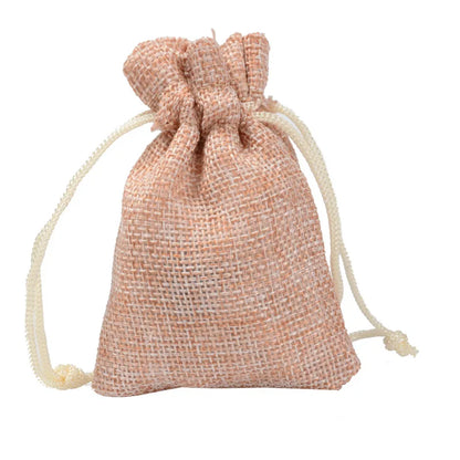 Colorful Cotton Jute Gift Pouches Set of 50 - Customizable Storage Bags for Jewelry and Accessories