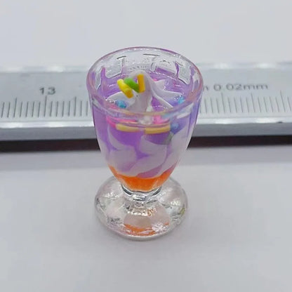 Charming 3D Resin Ice Cream Pendants for DIY Jewelry Crafting