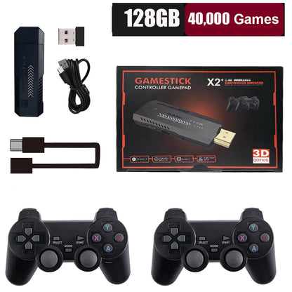 BOYHOM X2 Plus GD10 Pro 256GB 50,000 Game 4K 3D HD Retro Video Game Console With Wireless Controller 50 Emulators For Kids Gifts