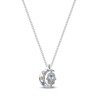 Original 925 Sterling Silver Heart Skull Necklace Ring and Cross Bracelet Set with Zircon Accents for Halloween and Valentine Gifts