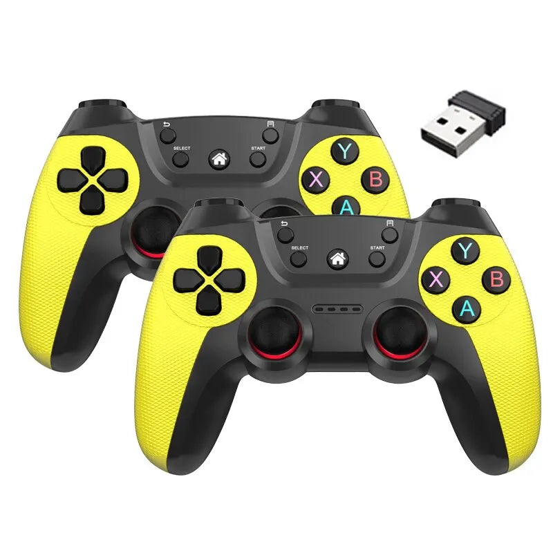 Boyhom Wireless Dual Player 2.4G Gamepad Joystick For Linux PC Smart TV Game Box And Game Stick
