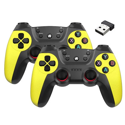 Boyhom Wireless Dual Player 2.4G Gamepad Joystick For Linux PC Smart TV Game Box And Game Stick