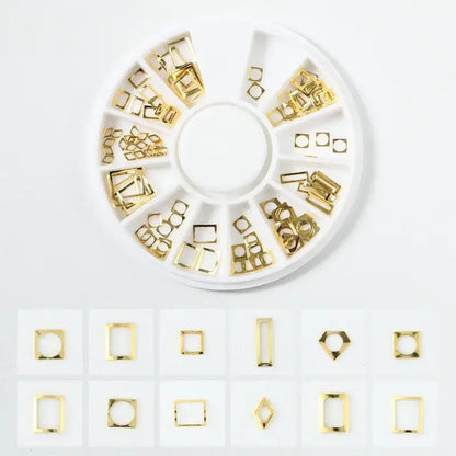 Resin Filling Metal Rivet Moon Stars Nail Art Decorations Mixed Beach Ocean Style Jewelry DIY Charms PP-XY-12