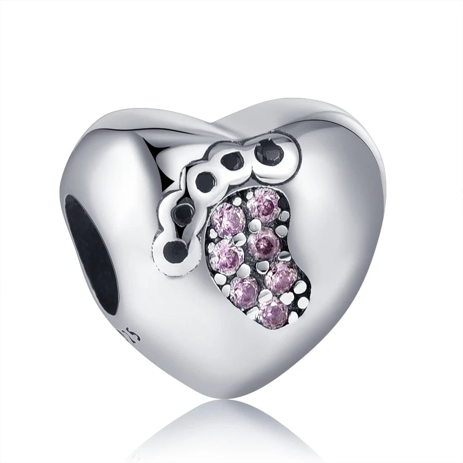 Charming 925 Silver Character Pendant for European Bracelet DIY Jewelry B353-fen