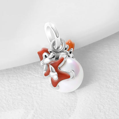 Exquisite 925 Silver Elephant Beads and Mouse Pendant for European Original Bracelet DIY Jewelry