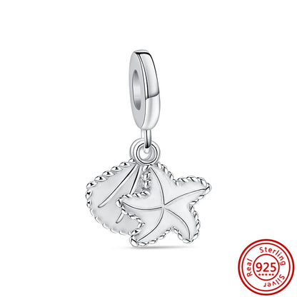 925 Silver Lucky Crown Butterfly Heart Family Tree Beads