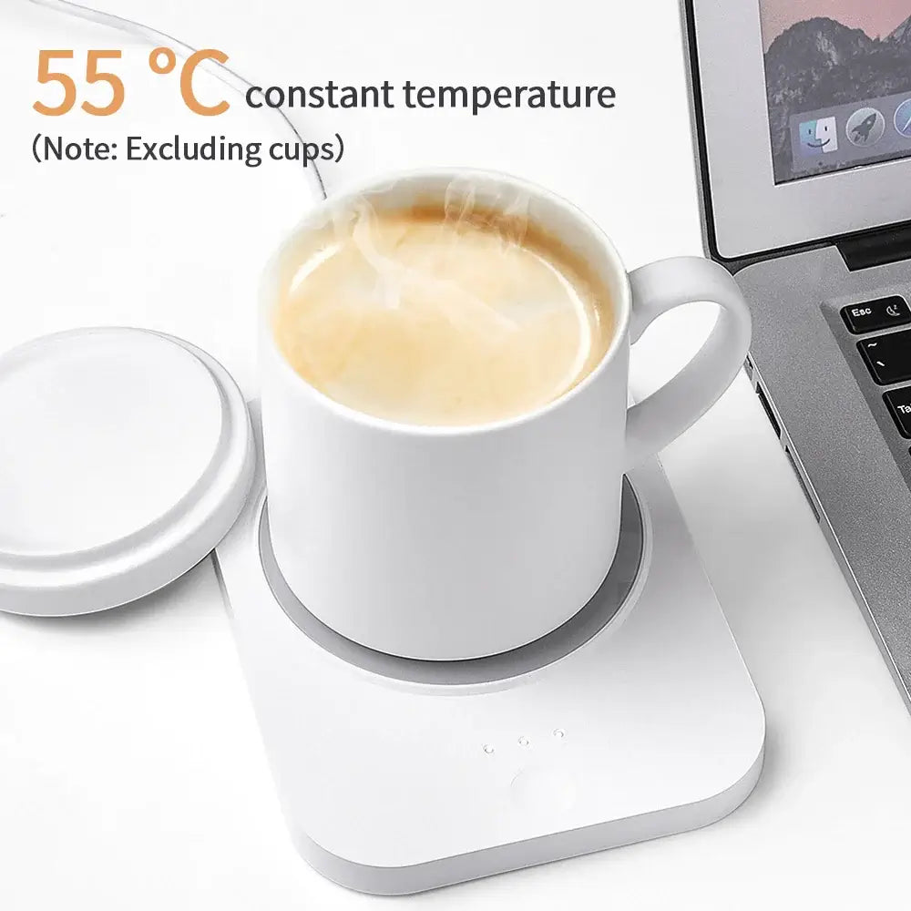 Wireless 55 Degree Celsius Constant Temperature Heating Pad Mini Portable USB Mug Warmer for Drinks