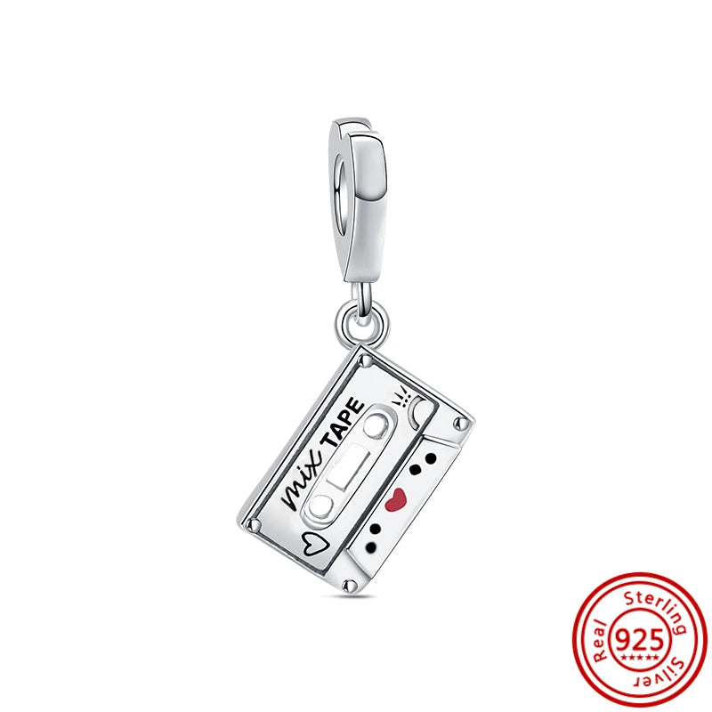 Silver Animal Hearts Infinity Crown Bead Charms Bracelet for Women 925 Sterling Silver Jewelry Y116