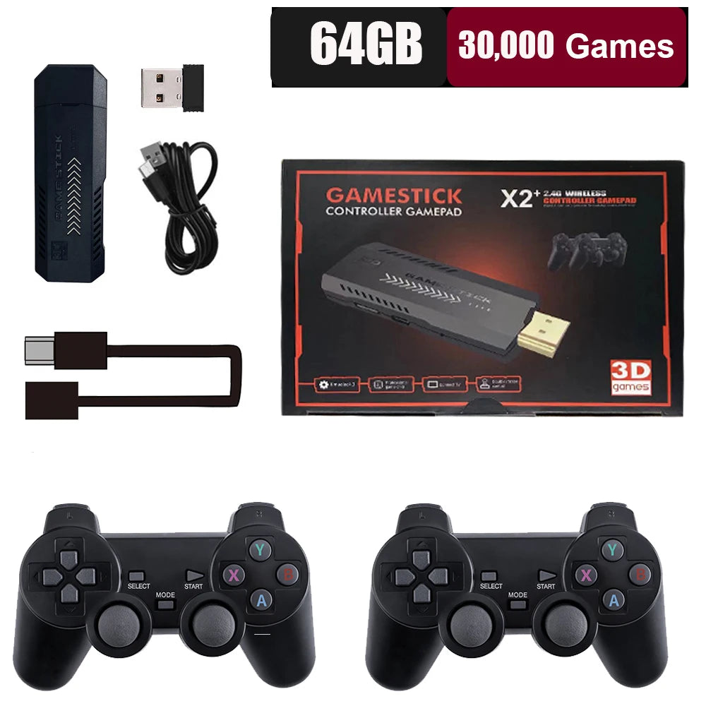 BOYHOM X2 Plus GD10 Pro 256GB 50,000 Game 4K 3D HD Retro Video Game Console With Wireless Controller 50 Emulators For Kids Gifts