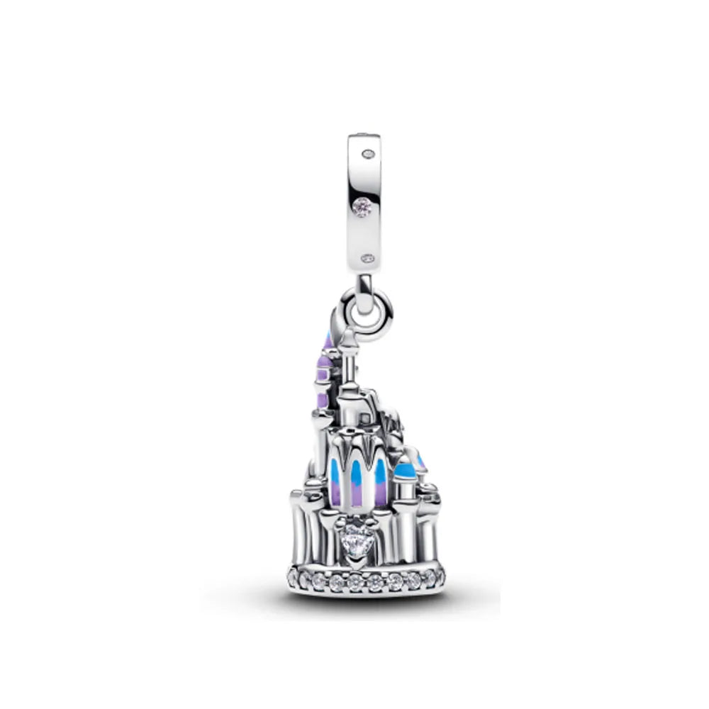 Exquisite 925 Silver Car Bead Cross Pendant for European Bracelets Stylish DIY Jewelry for Women