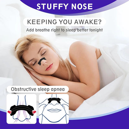 Black Nose Strips Extra Strength Anti Snoring Nasal Strips for Adults and Children 90 60 30 Pack for Better Sleep and Non Invasive Snore Relief