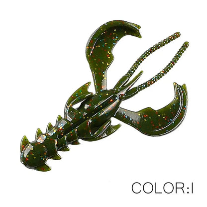 65mm 10pcs Lobster Soft Lure Bionic Shrimp Fishing Bait I