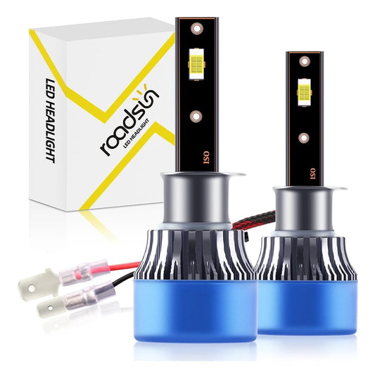 High-Performance 200W LED Headlight Bulbs H7 H4 H1 H11 Fog Lamp 6500K Bright White 12V 24V Auto Lighting