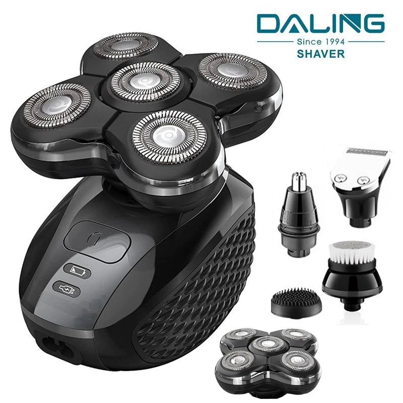 Pro Electric Shaver For Men Rechargeable Wet Dry Razor Grooming Kit With Advanced Blade Technology