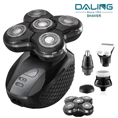 Pro Electric Shaver For Men Rechargeable Wet Dry Razor Grooming Kit With Advanced Blade Technology