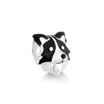 SilverSparkle Animal Skull Pendant for DIY Jewelry Bracelets B3302