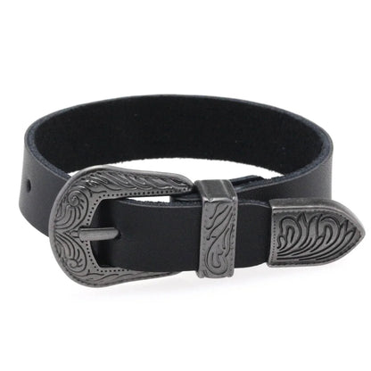 Gothic Punk Cat Heart Leather Bracelet For Women And Men