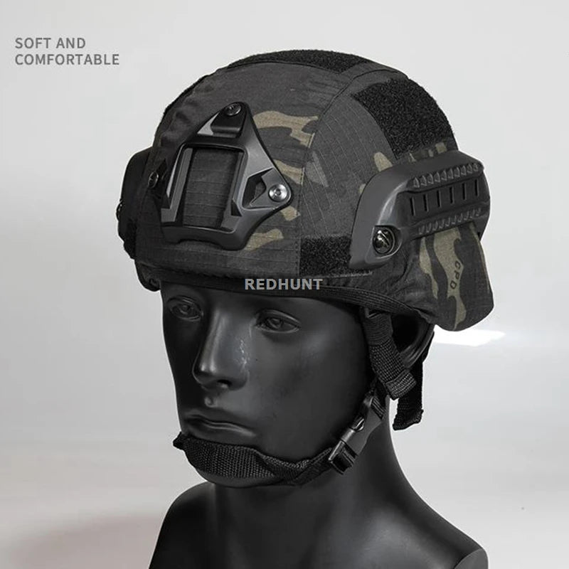 MICH2000 Helmet Cover Outdoor Sports Tactical Camouflage Gear