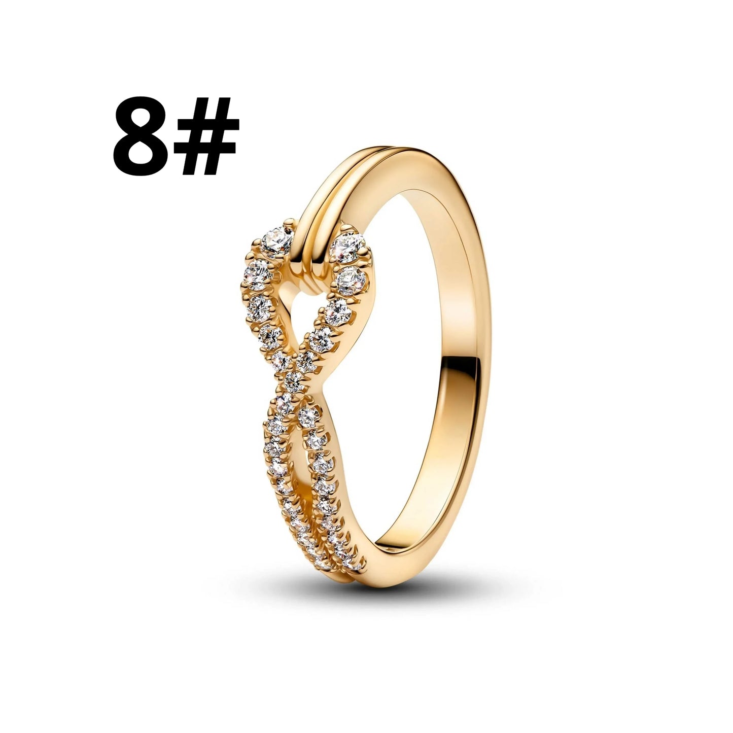 925 Sterling Silver Golden Geometry Charm Set with Heart Star Zircon Beads for DIY Womens Jewelry Gift