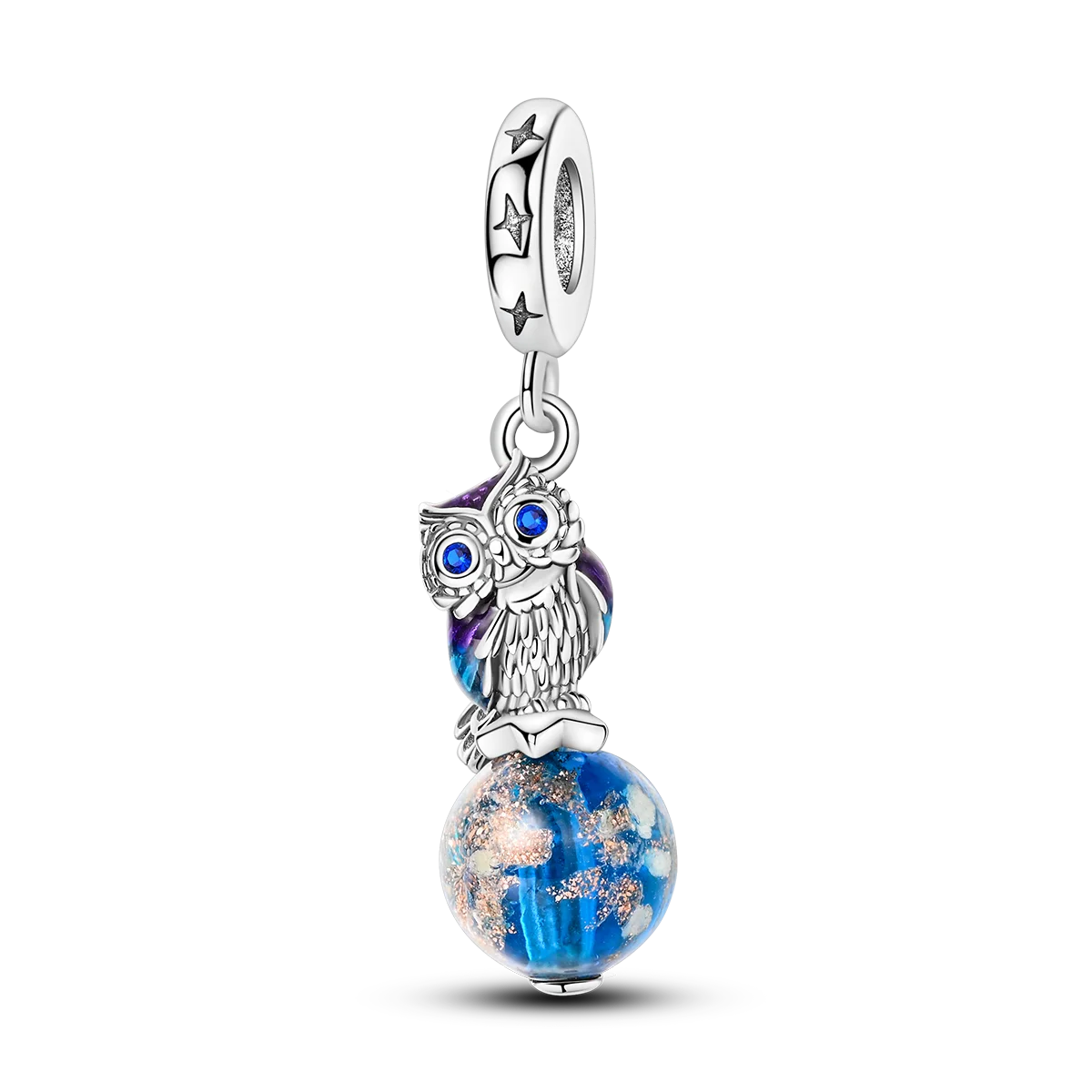 CharmBeads 925 Silver Blue Series DIY Bracelet Charms Top Rated Fashion Pendants KTC1253