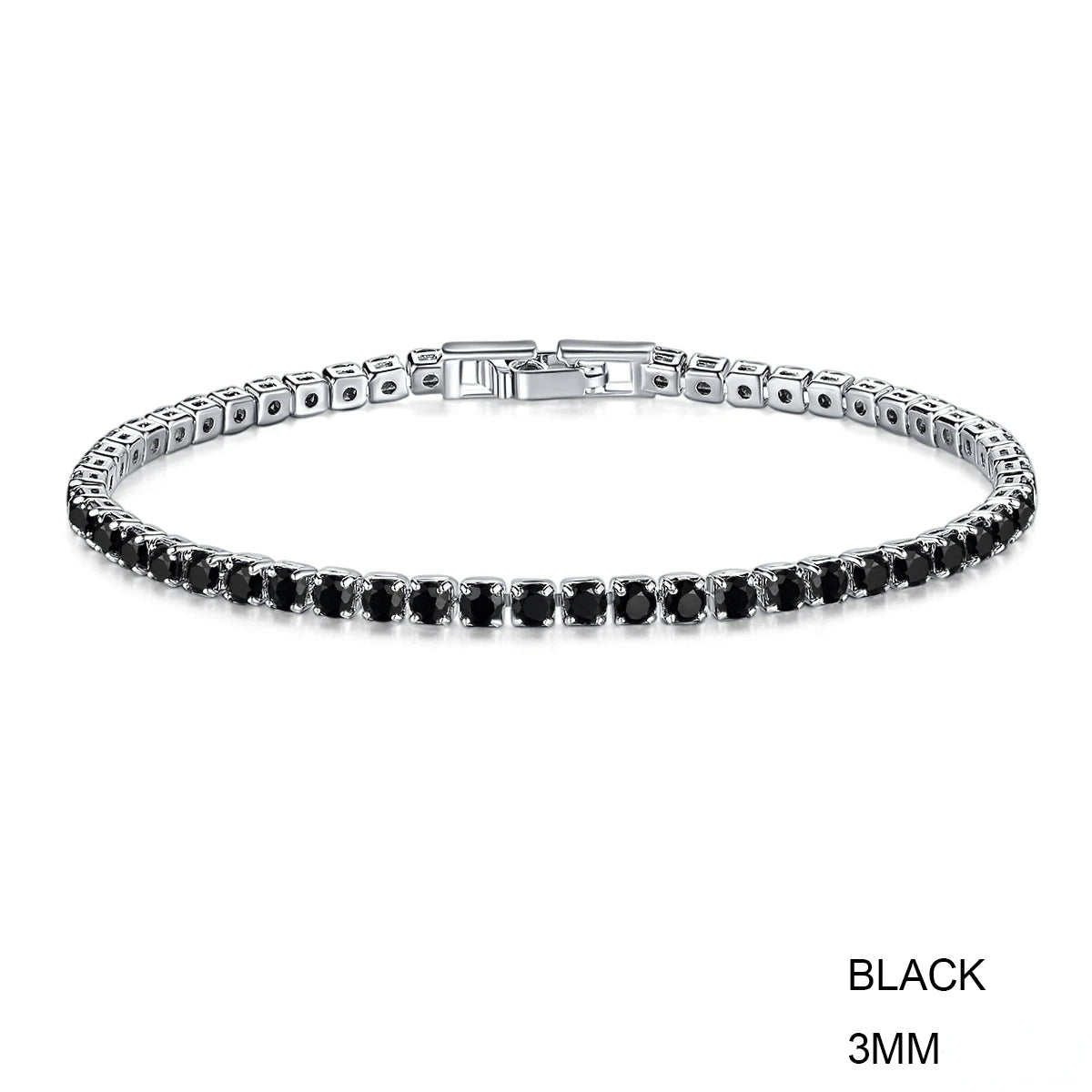 Elegant Sterling Silver CZ Tennis Bracelet for Women Wedding Fashion Jewelry