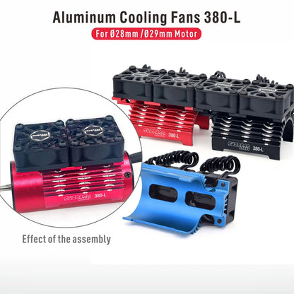 Surpass Hobby RC Motor Fan Cooling Fan Heatsink Metal 28-36mm