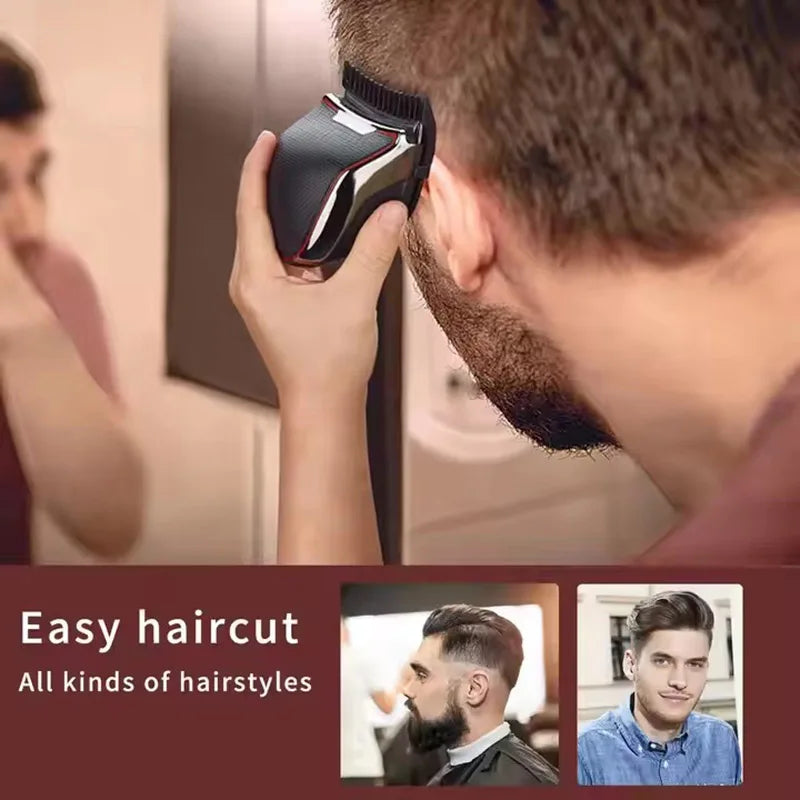 Shortcut Pro Self Haircut Trimmer Kit Cordless Waterproof Electric Razor for Head Beard and Body