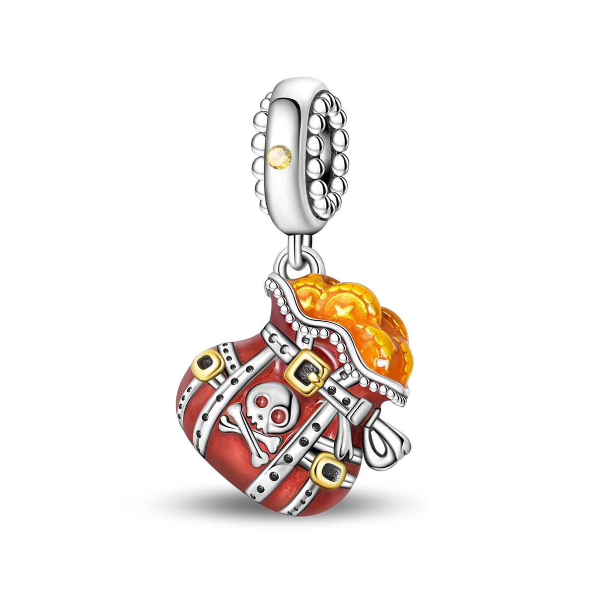 925 Sterling Silver Colorful Rainbow Stars Moon Sun Charm for Women DIY Fine Jewelry Pendant Bracelet Necklace