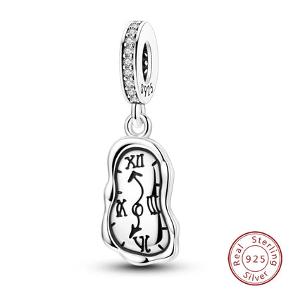 Sterling Silver Camera Coffee Cup Charm Beads for Qikaola Bracelet Jewelry DIY
