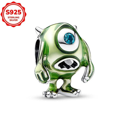 Disney 925 Sterling Silver Pixar Character Bead Charm