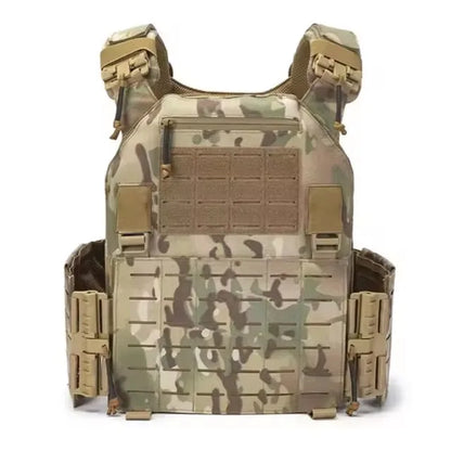 New Combat Vest 6094 Quick Detachable Tactical Black Gear KN-Camouflage