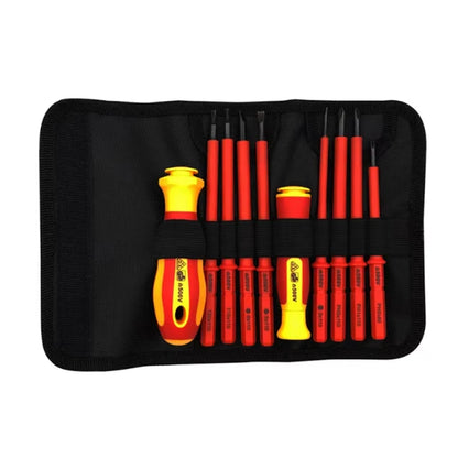10Pcs Interchangeable Blade VDE Insulated Screwdriver Set 10 pcs set