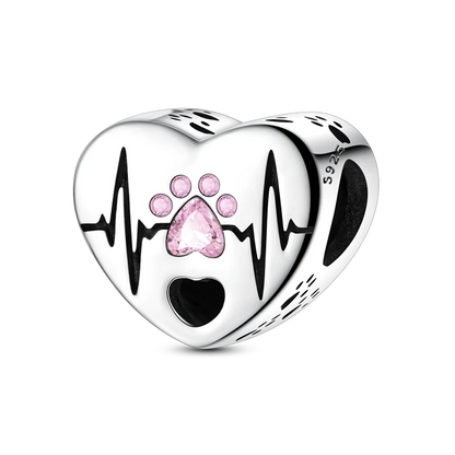 925 Sterling Silver Pumpkin Charm With Zircon Inlay