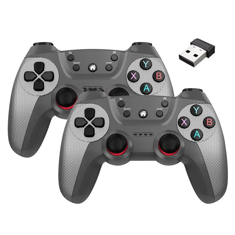 Boyhom Wireless Dual Player 2.4G Gamepad Joystick For Linux PC Smart TV Game Box And Game Stick