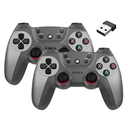 Boyhom Wireless Dual Player 2.4G Gamepad Joystick For Linux PC Smart TV Game Box And Game Stick